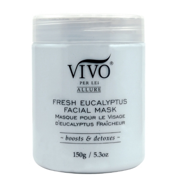FRESH EUCALYPTUS FACE MASK - BOOSTS & DETOXES - VIVO PER LEI ALLURE - Picture 2 of 4
